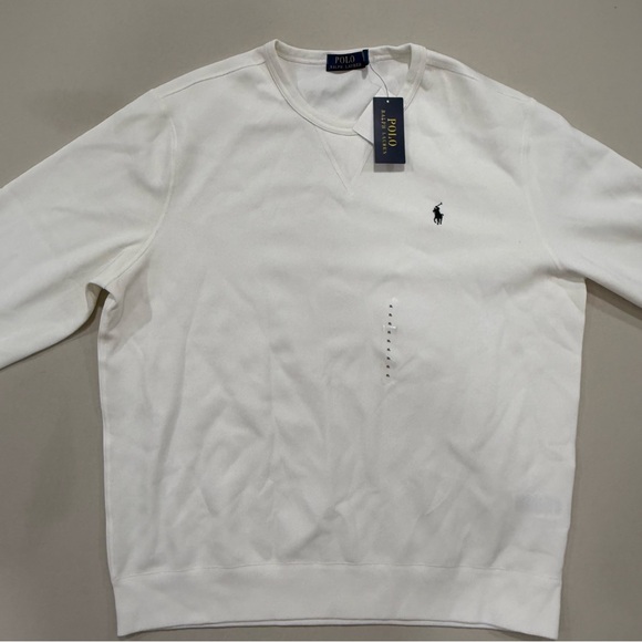 Ralph Lauren Other - Polo Ralph Lauren Men’s Crew Neck Sweatshirt White XL NWT